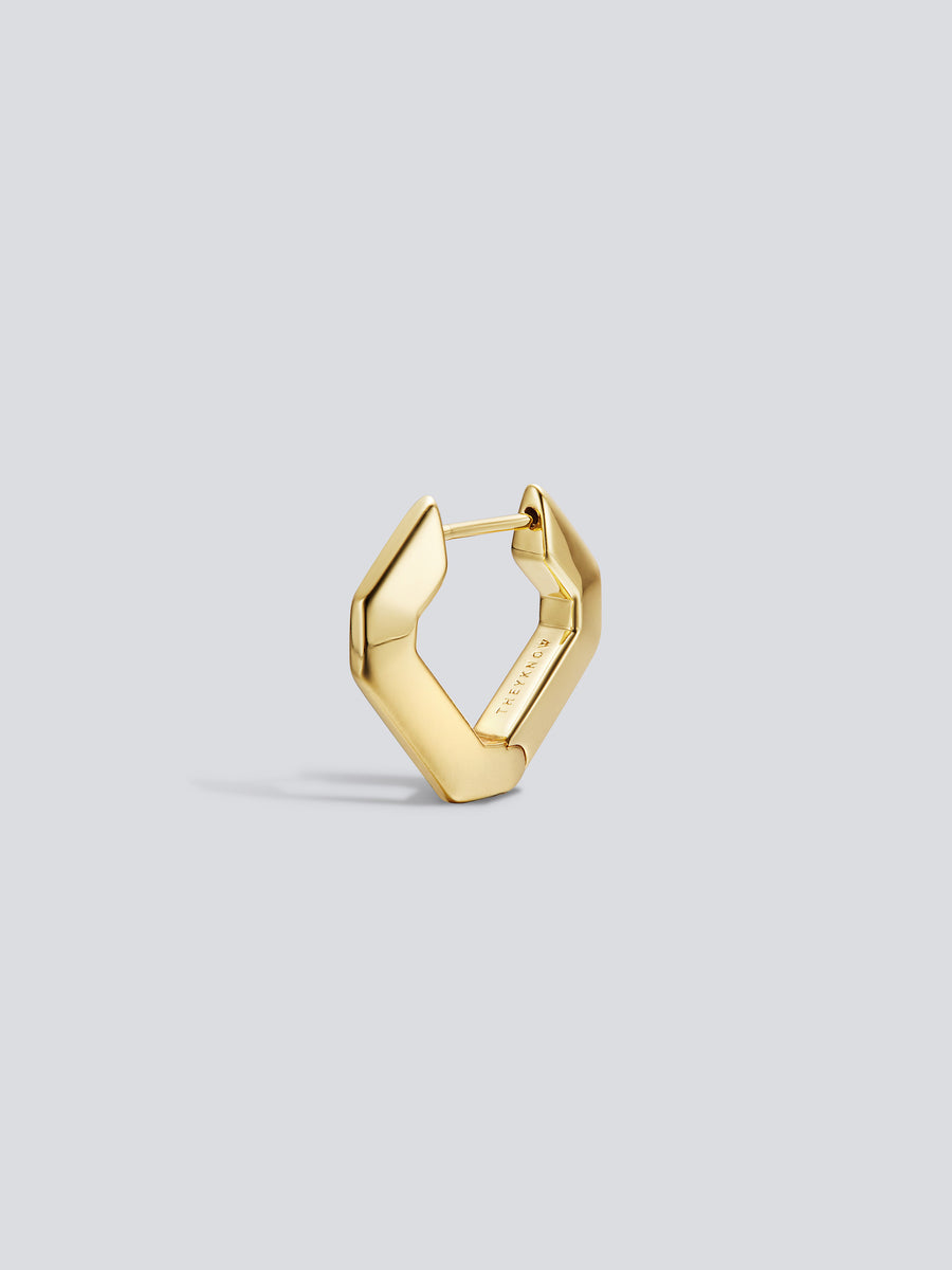 Gem Hoop Earring by fashion jewelry and accessory brand THEYKNOW