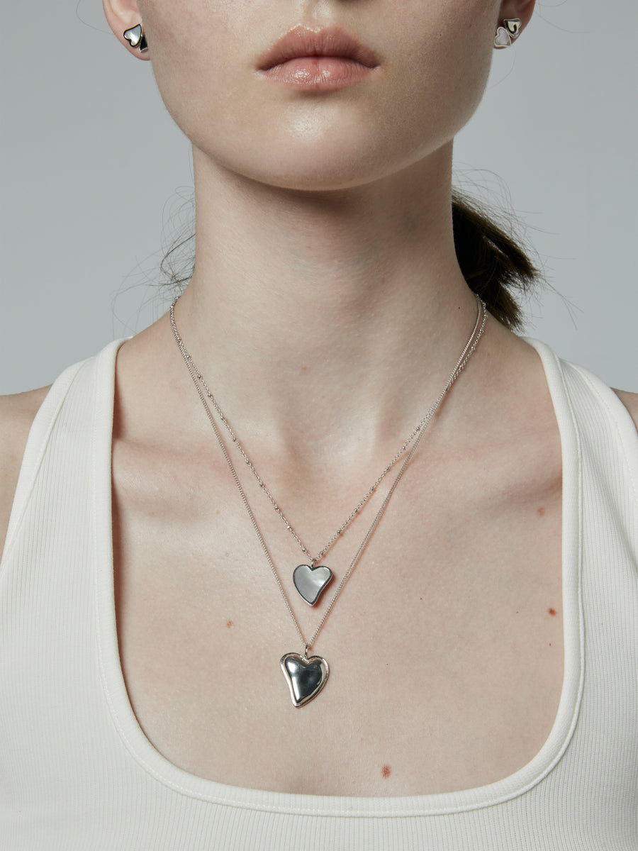 Heart to Heart Double Layered Necklace