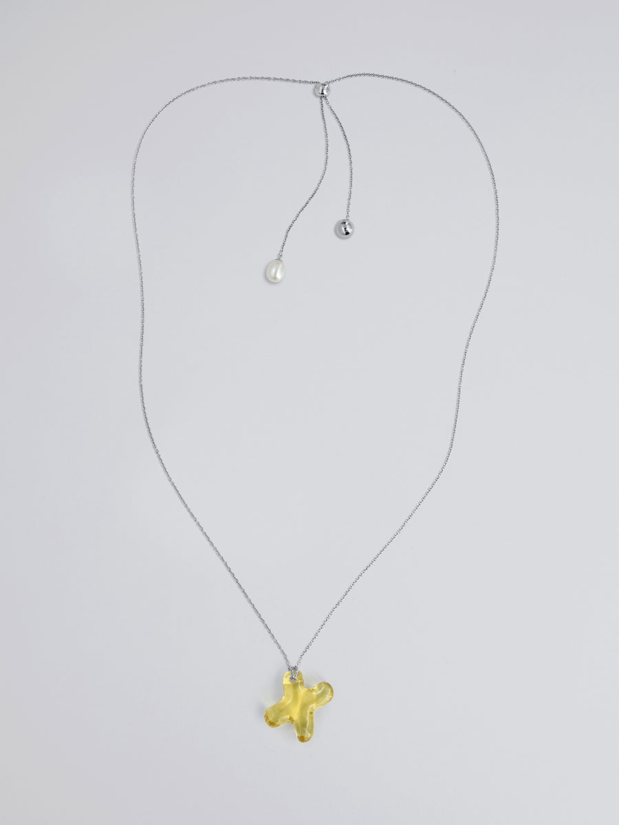 Mini Glace Initial X Necklace