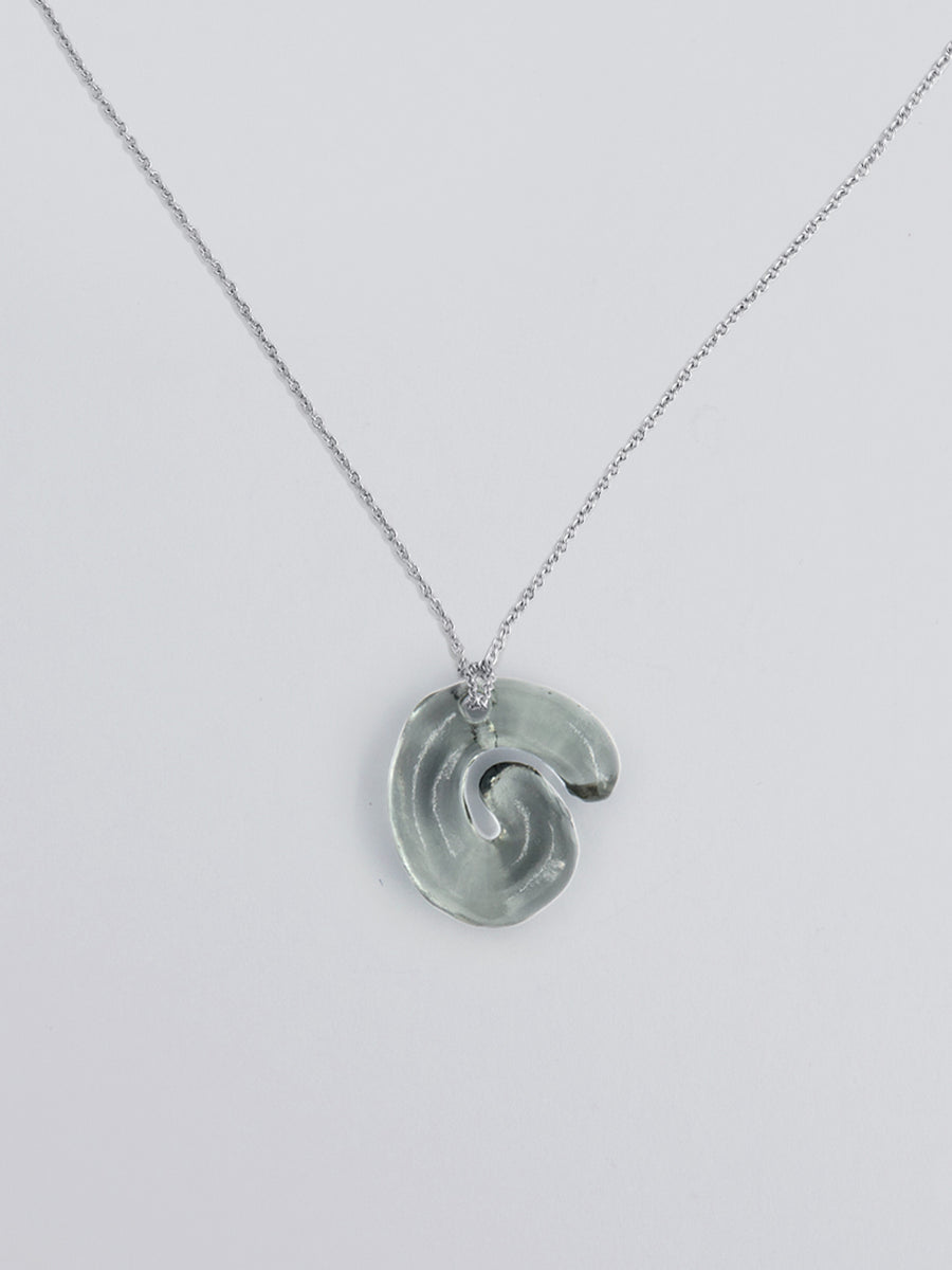 Mini Glace Initial G Necklace