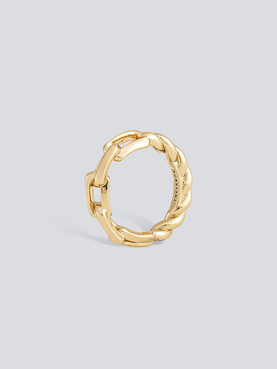 Mixed Chain Link Ring 001 by fashion jewelry and accessory brand THEYKNOW