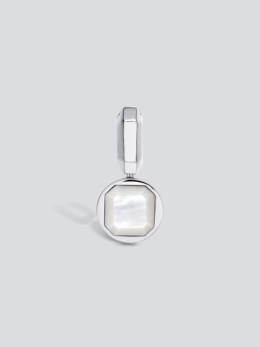 Gem Sphere Earring with MOP by fashion jewelry and accessory brand THEYKNOW