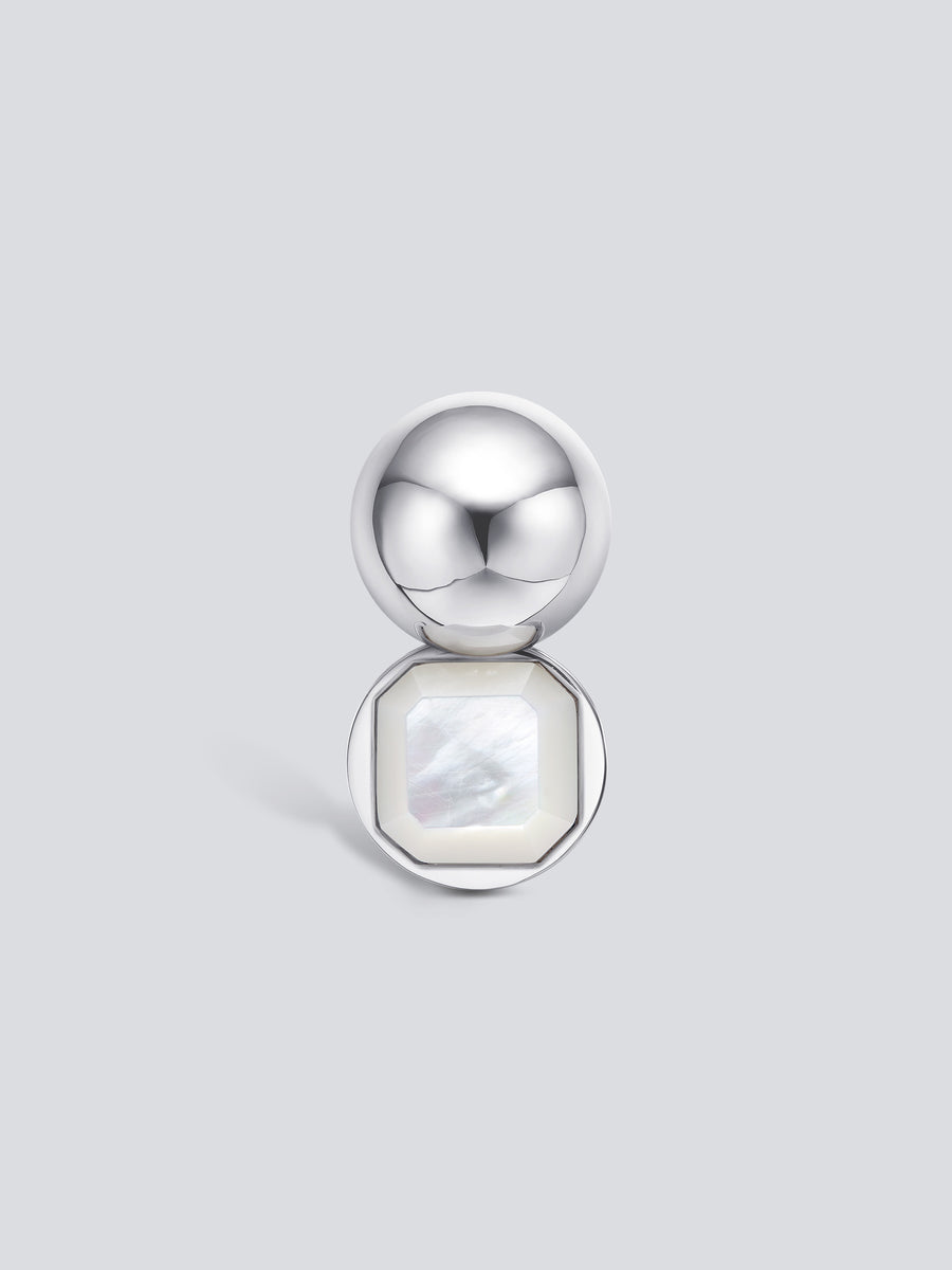 Gem Sphere Pendulum Earring by fashion jewelry and accessory brand THEYKNOW