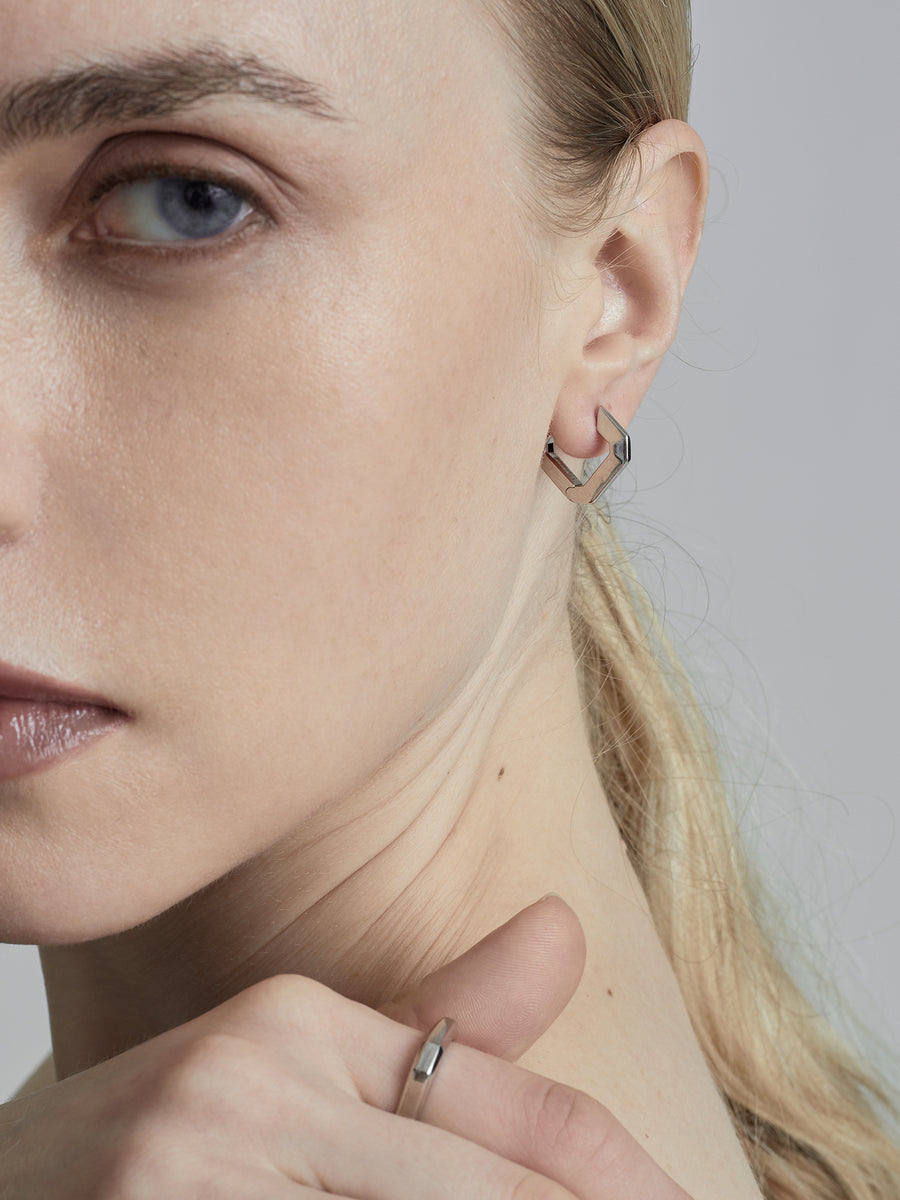 Gem Hoop Earring by fashion jewelry and accessory brand THEYKNOW